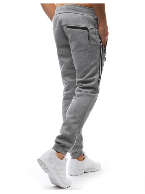 Egyszínű szürke melegítő alsó