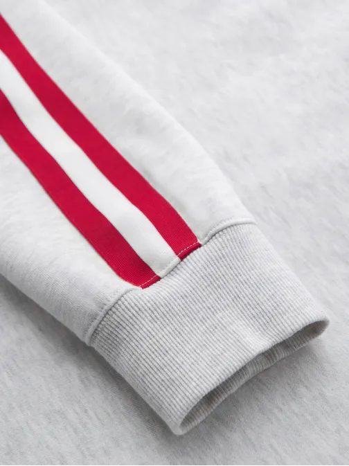 Érdekes szürke bomber pulóver V1 SSZP-0219