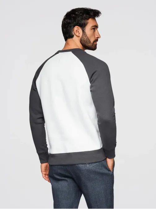 Moderna belo-grafitna jopa s kapuco V2 SSNZ-0239