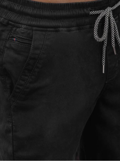 Trendi fekete farmer rövidnadrág