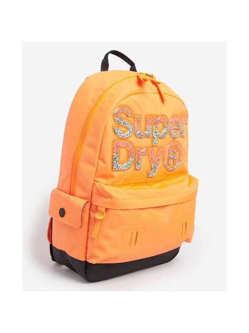 Narancssárga stílusos sárga hátizsák Superdry Aqua Star Montana