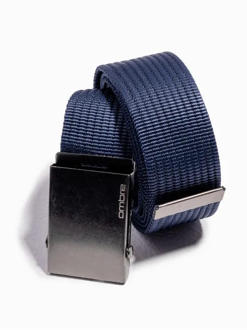 Sötét kék textil öv  A376