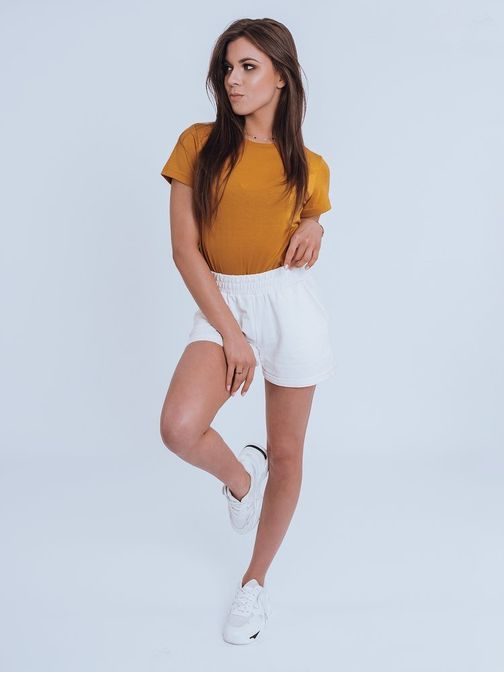 Egyszerű karamell színű női póló Mayla II