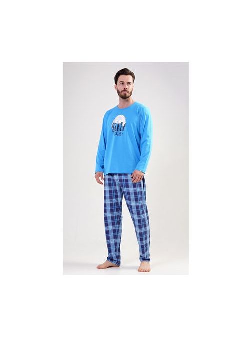 Kék féri pizsama Sleep well