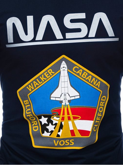 Sötét kék belebújós pulóver NASA B1272