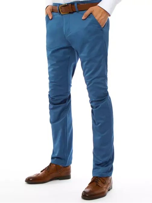 Elegáns kék chinó nadrág