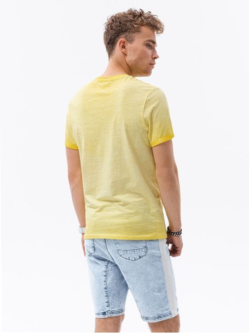 Trendi sárga póló S1388