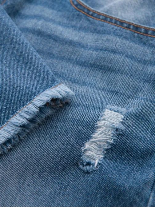 Szemet gyönyörködtető kék farmer rövidnadrág V3 SRDS-0157