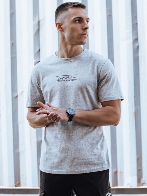 Szürke póló felirattal