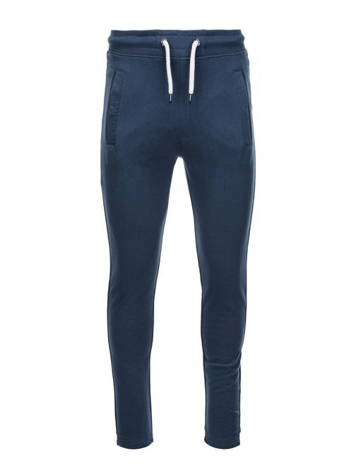 Kényelmes sötét kék melegítő nadrág P946