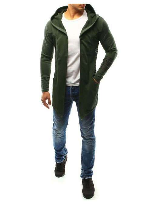 Kényelmes zöld kardigán