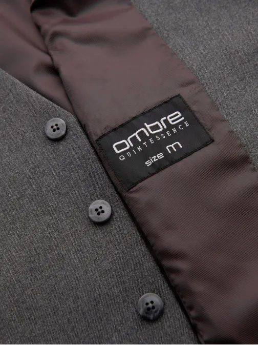 Divatos férfi grafit mellény V3 BLZV-0142 BLZV-0142