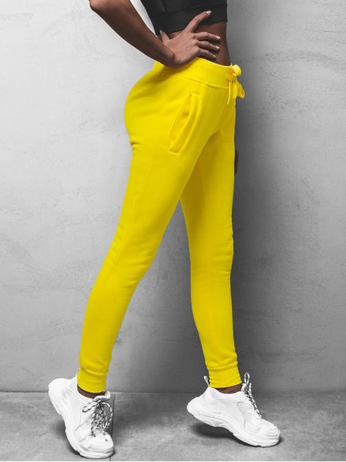 Modern sárga női melegítő nadrág JS/CK01Z