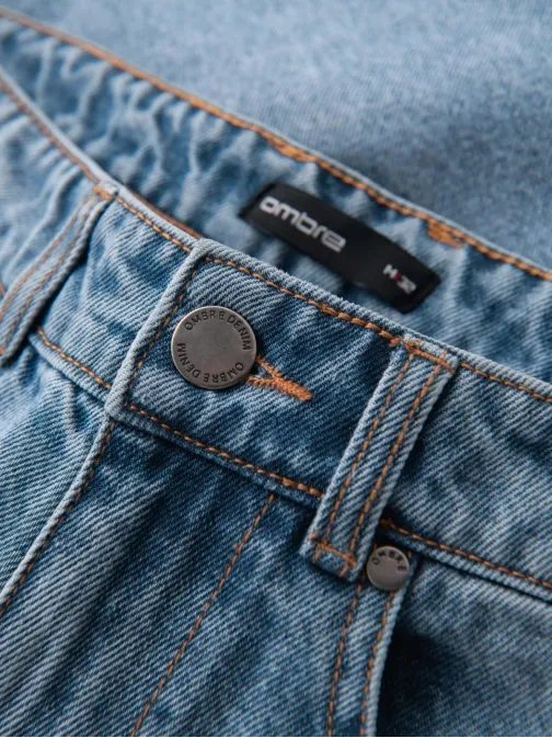 Szemet gyönyörködtető kék farmer rövidnadrág V2 SRDS-0157