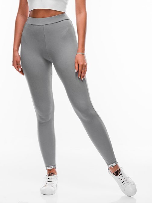 Kényelmes szürke női leggings PLR112