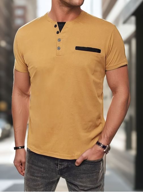 Trendi tevepóló díszgombokkal