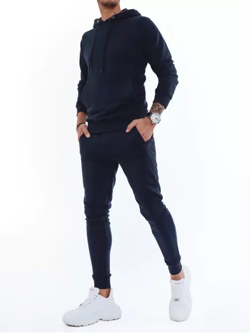 Kényelmes sötét égszínkék tréningruha