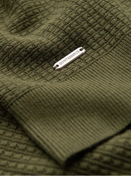 Egyedi olajbogyó pulóver mintával V1 SWSW-0181