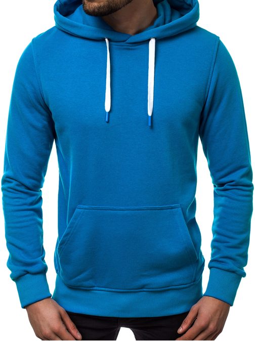 Kék kapucnis pulóver A/1010