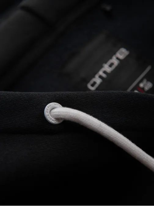 Divatos fekete csíkos pulóver V1 SSNZ--0250