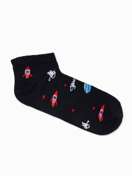 Vidám fekete zokni Űr U177