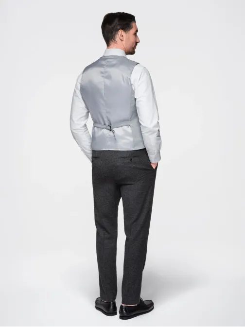 Elegáns szürke férfi mellény V2 BLZV-0146