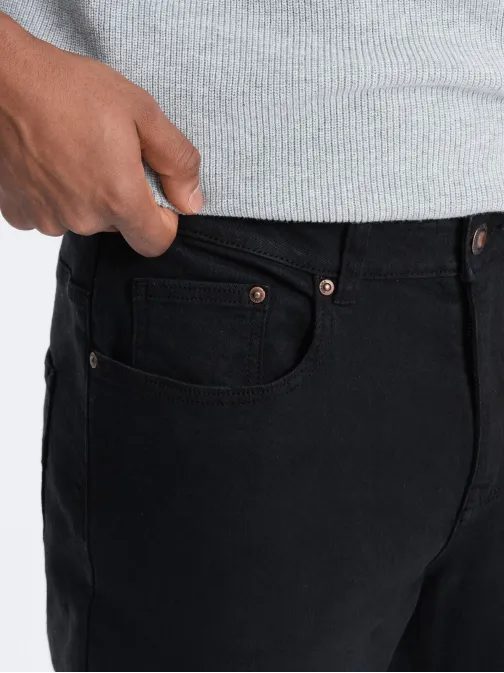 Elegáns fekete farmer nadrág  P1058