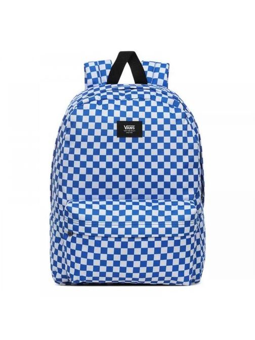 Kék kockás mintás hátizsák Vans Victoria III