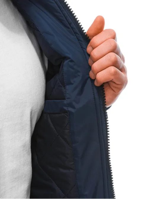 Eredeti sötét kék bomber dzseki  C532