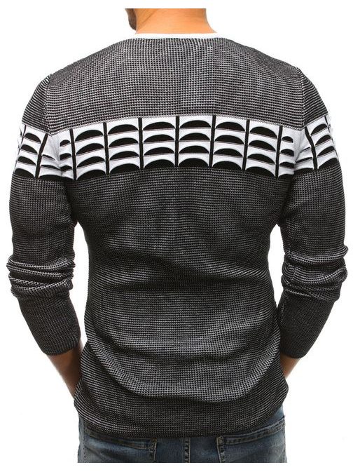 Feltűnő mintás pulóver