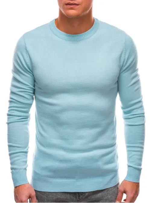 Világoskék egyszerű pulóver V9 SWBS-0100