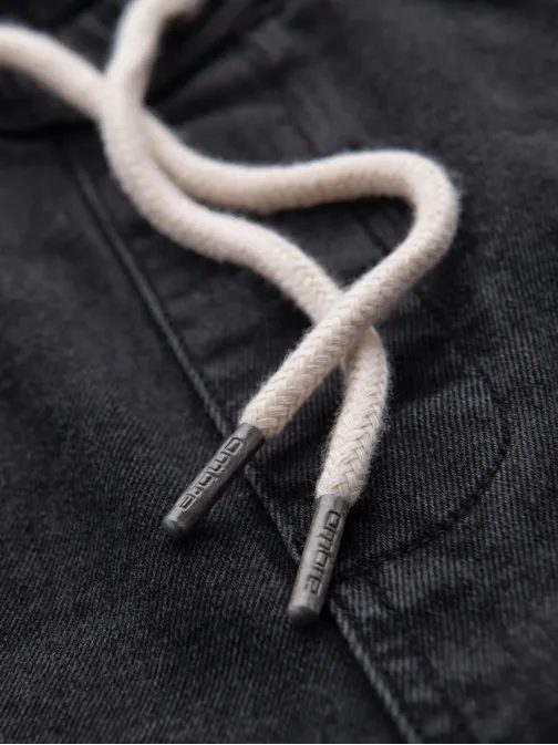 Férfi fekete farmer rövidnadrág V4 SRDS-0192