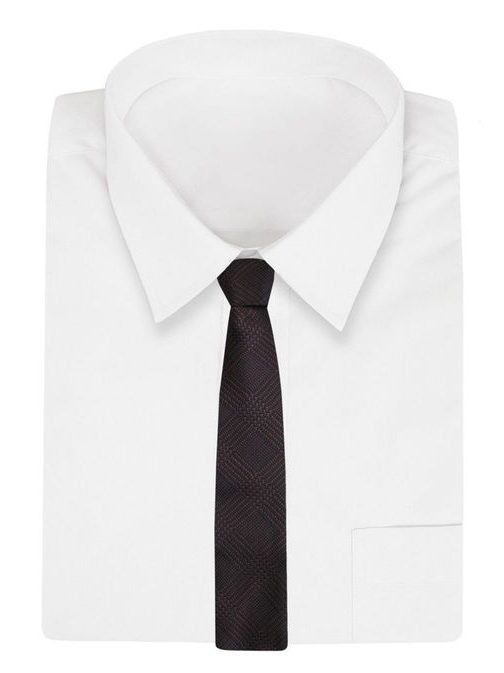 Barna fekete elegáns nyakkendő