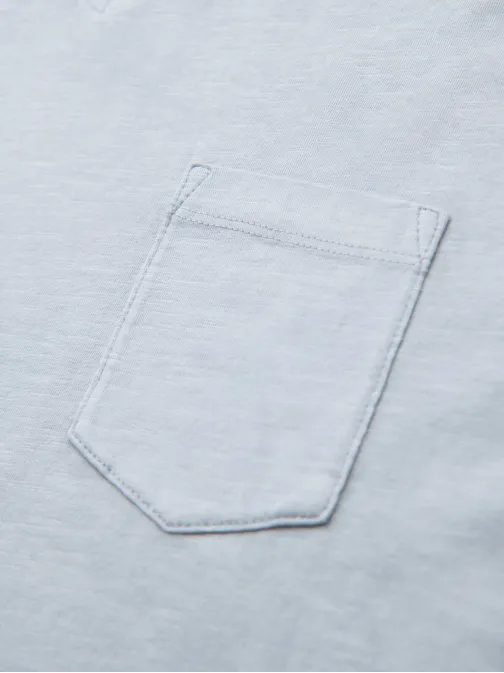 Szürke férfi póló mosott V8 TSWT-0242