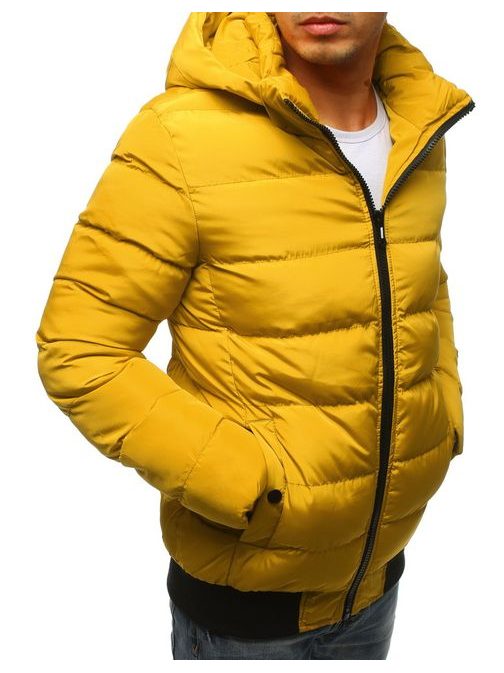 Okker sárga téli dzseki