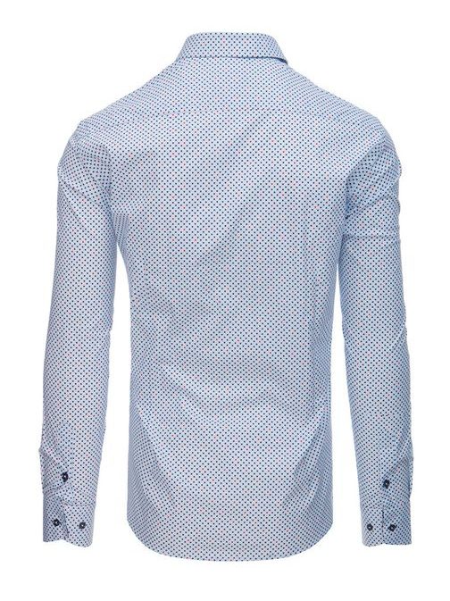 Fehér ing színes pöttyös mintával