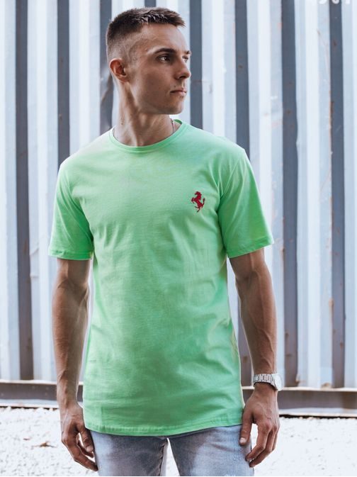 Modern menta zöld póló logóval