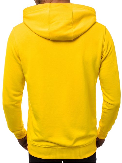 Citrom sárga kapucnis pulóver A/1010