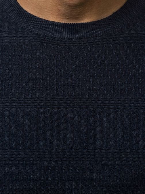 sima sötét kék pulóver  BL/M5632Z
