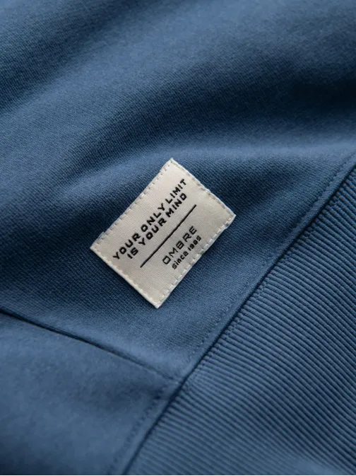 Sima kék pulóver V4 SSBN-0175