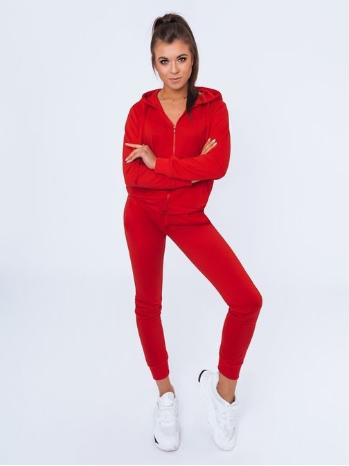 Piros női melegítő együttes Passora