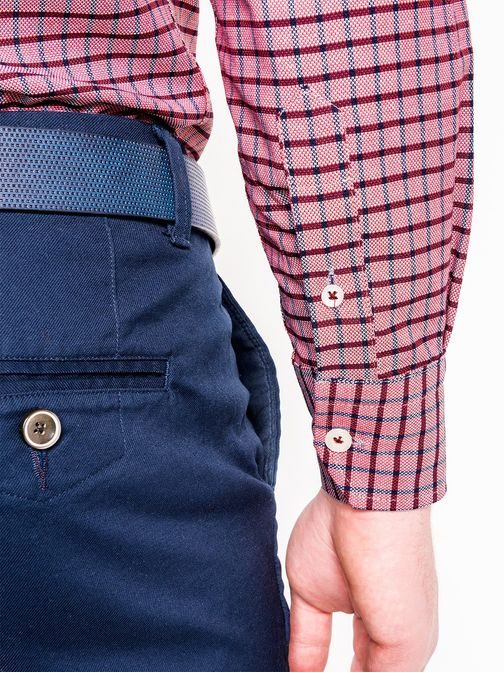 Fantsztikus piros kockás ing k439