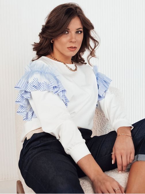 Női ecru pulóver Falgit