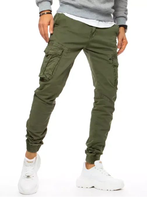 Eredeti nadrág khaki zöld színben