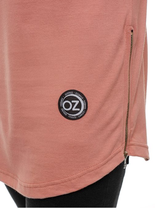 Halvány rózsaszínű hosszított póló O/1255