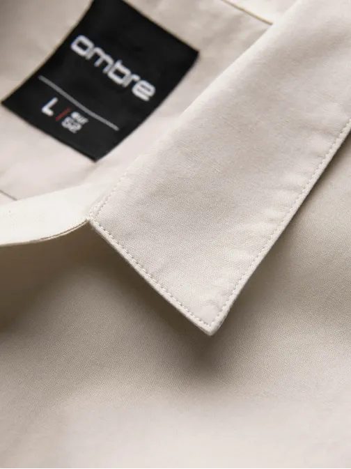 Kubai krém színű ing V7 SHSS-0168