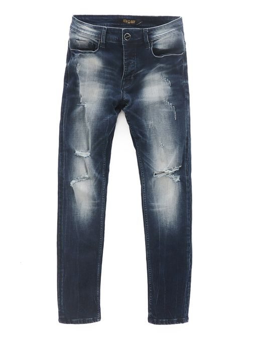 Sötét kék koptatott farmer nadrág  NB/MP0002BS