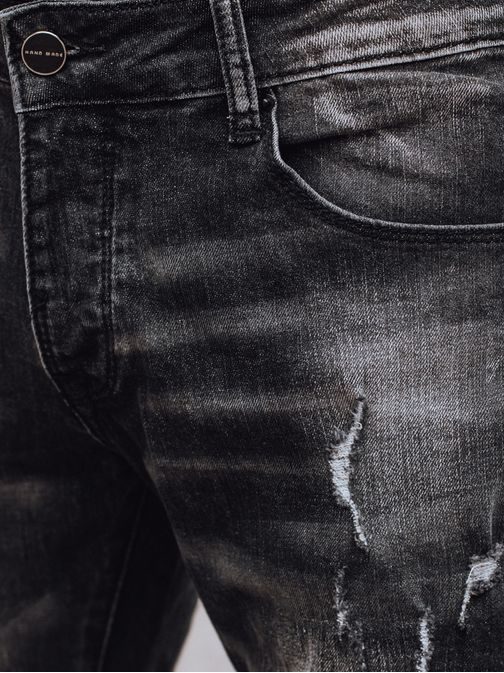 Divatos férfi skinny farmer fekete