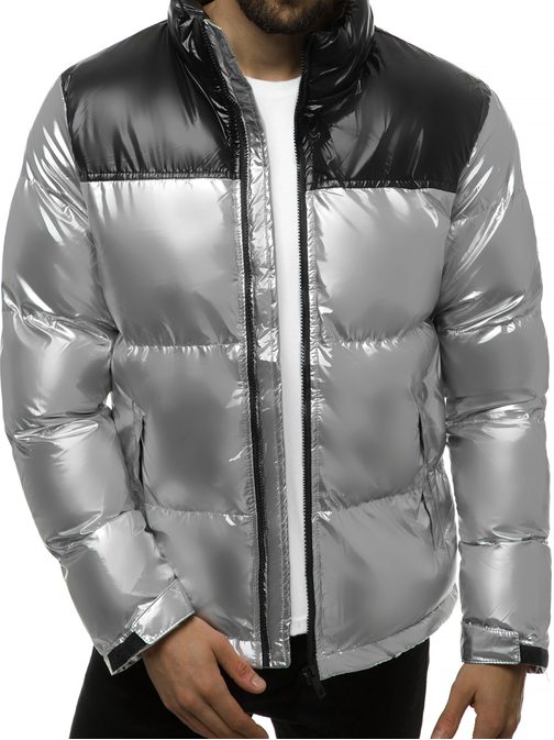 Ezüst színű fényes téli dzseki JB/JP1188/2Z