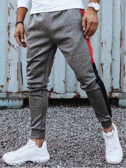 Szürke férfi alkalmi melegítőnadrág